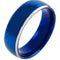 Rings And Bands Platinum Engagement Rings Platinum White Blue Tungsten Carbide Dome Ring Titanium