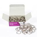 RINGS LOOSE LEAF 3/4IN 100/BX-Supplies-JadeMoghul Inc.