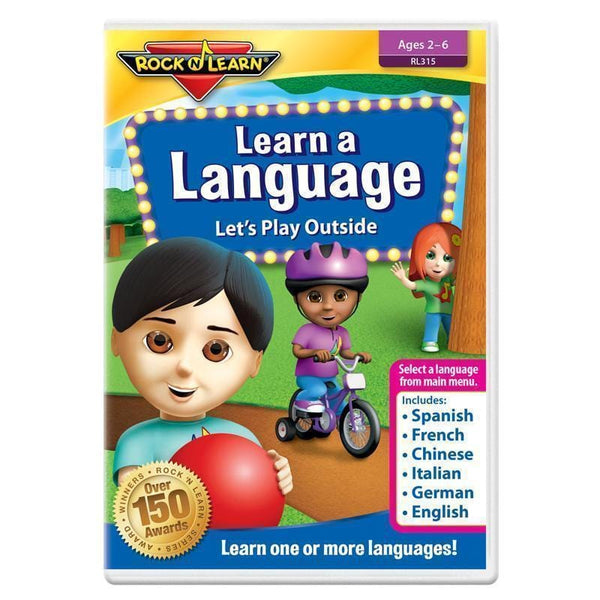 ROCK N LEARN LEARN A LANGUAGE DVD-Childrens Books & Music-JadeMoghul Inc.