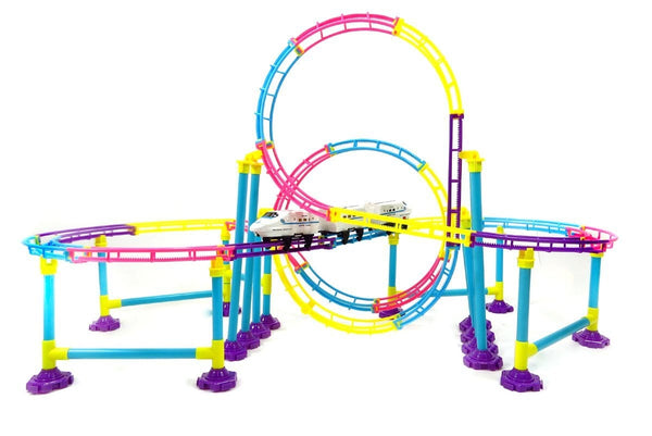 Roller Coaster Bullet Train Toy-Construction Set Toys-JadeMoghul Inc.