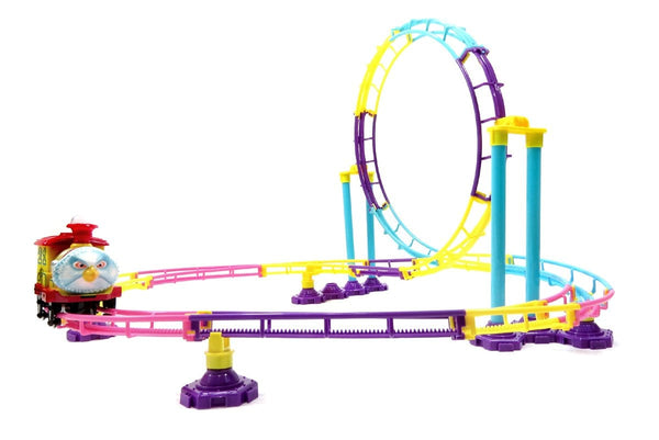 Roller Coaster Train Building Toy (75 Pcs)-Construction Set Toys-JadeMoghul Inc.