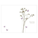 Romantic Butterfly Program Vintage Pink (Pack of 1)-Wedding Ceremony Stationery-Ruby-JadeMoghul Inc.