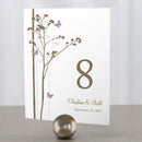 Romantic Butterfly Table Number Numbers 85-96 Plum (Pack of 12)-Table Planning Accessories-Lemon Yellow-1-12-JadeMoghul Inc.
