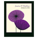 Romantic Elegance Rectangular Label Indigo Blue (Pack of 1)-Wedding Favor Stationery-Plum-JadeMoghul Inc.