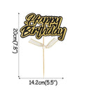 Rose Gold Confetti Balloon Cake Toppers AExp