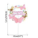 Rose Gold Confetti Balloon Cake Toppers AExp