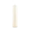 Round Pillar Candles - Medium White (Pack of 1)-Wedding Reception Decorations-JadeMoghul Inc.