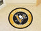 Roundel Mat Round Outdoor Rugs NHL Pittsburgh Penguins Roundel Mat 27" diameter FANMATS