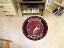 Roundel Mat Round Rugs For Sale NHL Arizona Coyotes Roundel Mat 27" diameter FANMATS