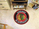 Roundel Mat Round Rugs For Sale NHL Chicago Blackhawks Roundel Mat 27" diameter FANMATS