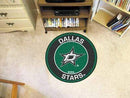 Roundel Mat Round Rugs NHL Dallas Stars Roundel Mat 27" diameter FANMATS