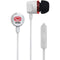 Royce Earbuds with Microphone (White)-Headphones & Headsets-JadeMoghul Inc.
