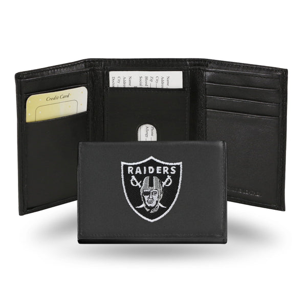 RTR Tri-Fold (Embroidered) Credit Card Wallet Raiders Embroidered Trifold RICO