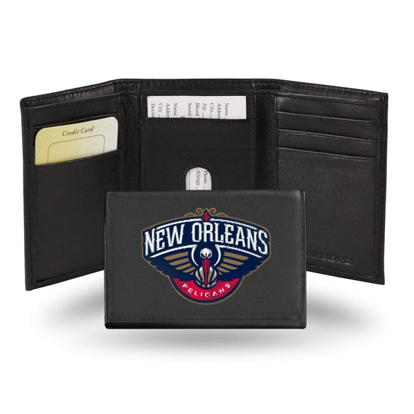 RTR Tri-Fold (Embroidered) Cute Wallets New Orleans Pelicans Embroidered Trifold RICO