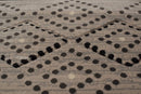 Rugs Affordable Rugs - 31" x 50" x 0.47" Silver Polypropylene Mat Rug HomeRoots