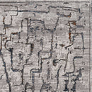 Rugs All Modern Rugs 39" X 55" X 0.'25" Grey Polyester Rug 4800 HomeRoots