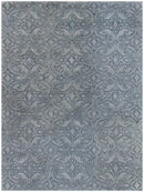 Rugs Area Rugs On Sale - 5" X8" X 0.5" Blue Wool Area Rug HomeRoots