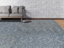 Rugs Area Rugs On Sale - 5" X8" X 0.5" Blue Wool Area Rug HomeRoots
