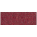 Rugs Bathroom Runner Rug - 2'3" x 7'6" Runner Polyester Red Heather Area Rug HomeRoots