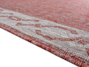 Rugs Beige Area Rugs - 63" x 90" x 0.04" Terracotta Polypropylene Area Rug HomeRoots