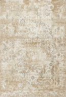 Rugs Beige Rug - 7'10" x 11'2" Polypropylene Beige Area Rug HomeRoots