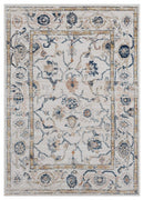 Rugs Best Rugs 94" x 126" 0.79" Beige Microfiber/Polyester Area Rug 792 HomeRoots