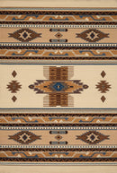 Rugs Best Rugs 94" x 126" x 0.3" Berber Polypropylene Oversize Rug 9593 HomeRoots