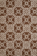 Rugs Big Rugs - 94" x 118" x 0.3" Chocolate Polypropylene Oversize Rug HomeRoots