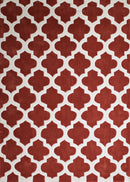 Rugs Big Rugs - 94" x 126" x 0.47" Copper Polyester Oversize Rug HomeRoots