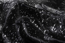 Rugs Black Area Rugs - 60" x 84" Black And Silver Cowhide - Area Rug HomeRoots