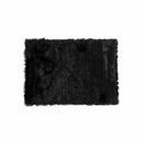 Rugs Black Rug - 60" x 96" Black, Sheepskin - Rug/Throw HomeRoots