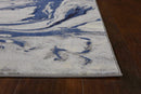 Rugs Blue Area Rugs 5'3" x 7'7" Polypropylene Blue Area Rug 2503 HomeRoots