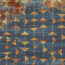 Rugs Blue Area Rugs - 7'10" x 10'10" Polypropylene Blue/Coral Area Rug HomeRoots