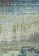 Rugs Blue Area Rugs - 7'10" x 10'10" Polypropylene Blue/Green Area Rug HomeRoots