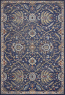 Rugs Blue Area Rugs - 7'10"X 10'10" Polypropylene Royal Blue Area Rug HomeRoots