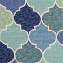 Rugs Blue Area Rugs - 7'6" x 9'6" UV-treated Polypropylene Blue Area Rug HomeRoots