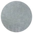 Rugs Blue Area Rugs - 8' Round Polyester Blue Heather Area Rug HomeRoots