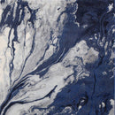 Rugs Blue Area Rugs 9'10" x 13'2" Polypropylene Blue Area Rug 515 HomeRoots