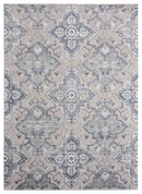 Rugs Blue Rug 118" x 158" x 0.39" Blue Polyester/Olefin Oversize Rug 7898 HomeRoots