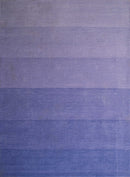 Rugs Blue Rug - 22" x 26" x 0.47" Lilac Polyester Accent Rug HomeRoots