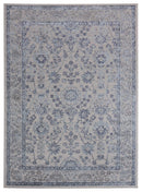 Rugs Blue Rug - 23" x 36" x 0.39" Blue Polyester/Olefin Accent Rug HomeRoots