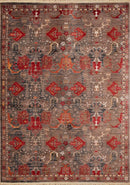 Rugs Blue Rug 31" x 51" x 0.24" Garnet Polyester Mat Rug 9983 HomeRoots
