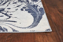 Rugs Blue Rug 39" X 59" X 0.'5" Blue Polypropylene Rug 5590 HomeRoots