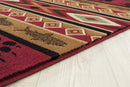 Rugs Brown Area Rugs - 22" x 36" x 0.4" Brown Polypropylene Mat Rug HomeRoots