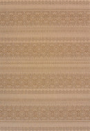 Rugs Brown Area Rugs 63" x 90" Brown Polypropylene/Olefin Area Rug 1233 HomeRoots