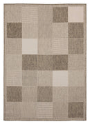 Rugs Brown Rug 94" x 126" x 0.04" Brown Polypropylene Oversize Rug 6936 HomeRoots