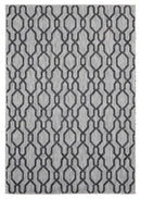 Rugs Carpets and Rugs 63" x 90" x 0.04" Black Polypropylene Area Rug 6911 HomeRoots
