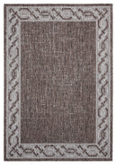 Rugs Carpets and Rugs - 63" x 90" x 0.04" Brown Polypropylene Area Rug HomeRoots