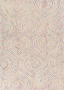Rugs Cheap Area Rugs 3'3" x 5'3" Wool Ivory Area Rug 3796 HomeRoots