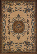 Rugs Cheap Large Rugs 94" x 126" x 0.3" Light Blue Polypropylene Oversize Rug 9653 HomeRoots